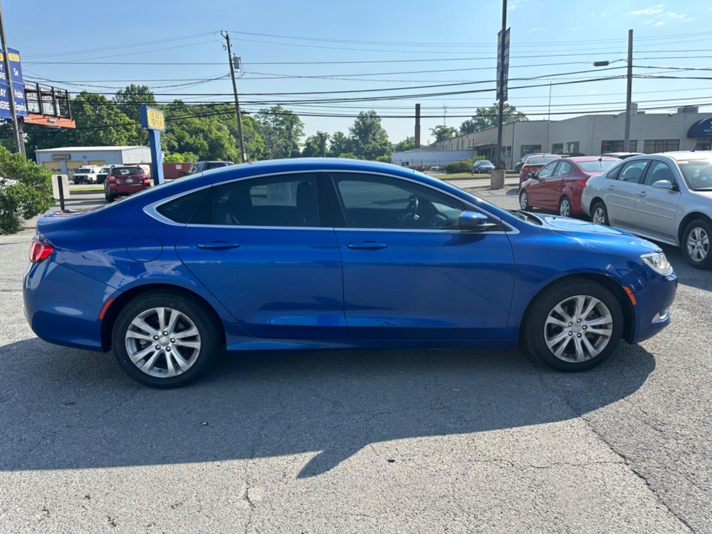 2015 BLUE Chrysler 200 Limited (1C3CCCAB2FN) with an 2.4L L4 DOHC 16V engine, 9-Speed Automatic transmission, located at 1254 Manheim Pike, Lancaster, PA, 17601, (717) 393-9133, 40.062870, -76.323273 - Photo#3